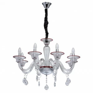 Подвесная люстра MW-Light Элла 483012008 MW-LIGHT ДИЗАЙНЕРСКИЕ, ЭЛЛА 186031 Прозрачный