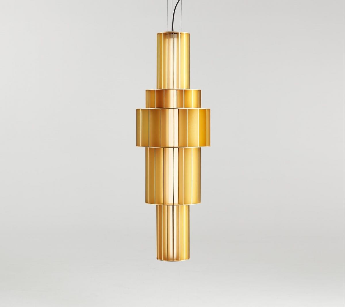 089722 Подвесной светильник T GR золотой Parachilna Babel Santreyd - Вид №1