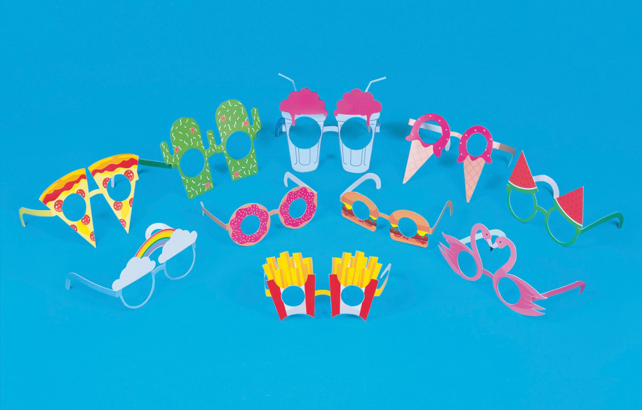 DYGLASSCR Бумажные очки для вечеринок crazy glasses Doiy  - Вид №2