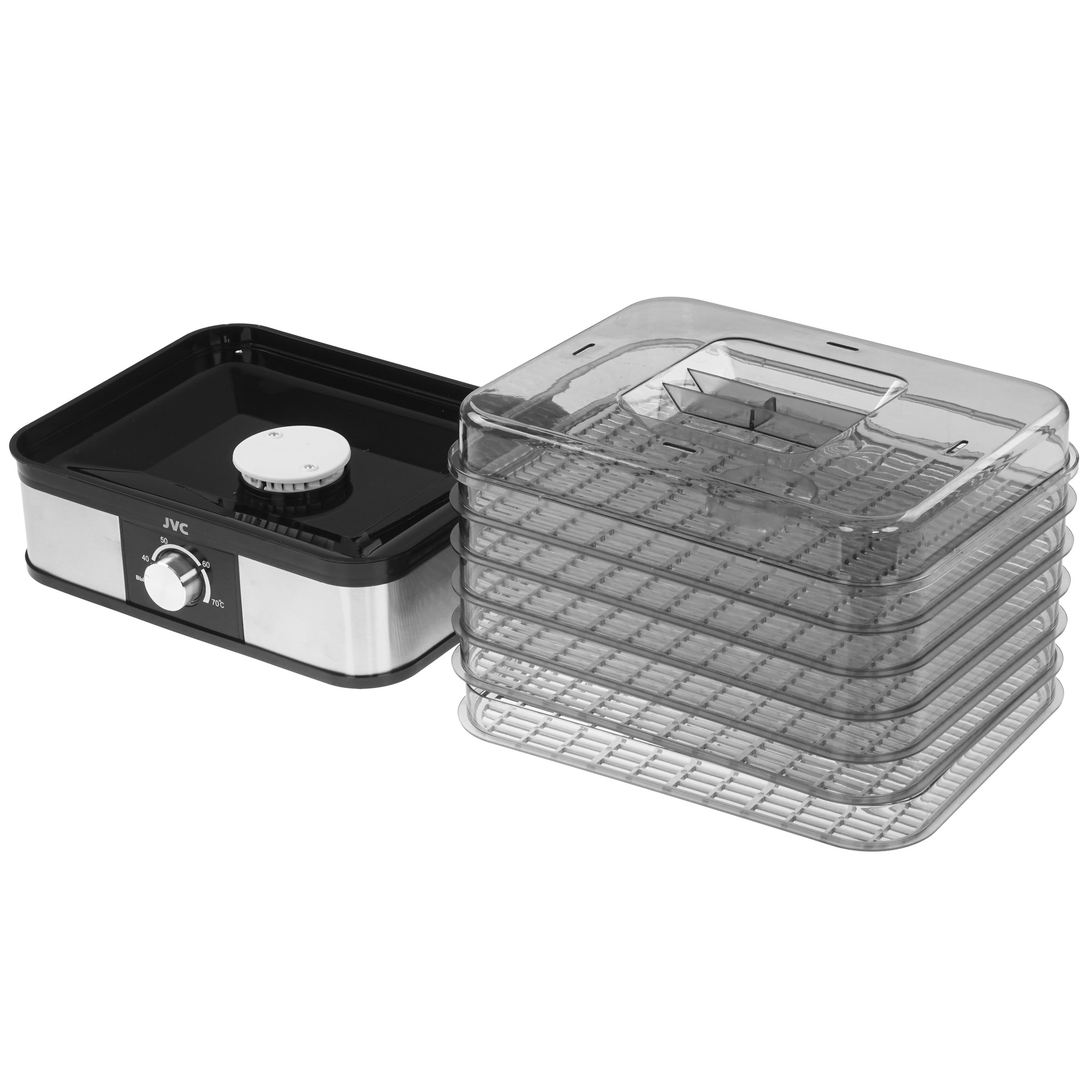 5353562 Сушилка для овощей и фруктов JVC JK-FD751 серебристый STDN-0148008 - Вид №5