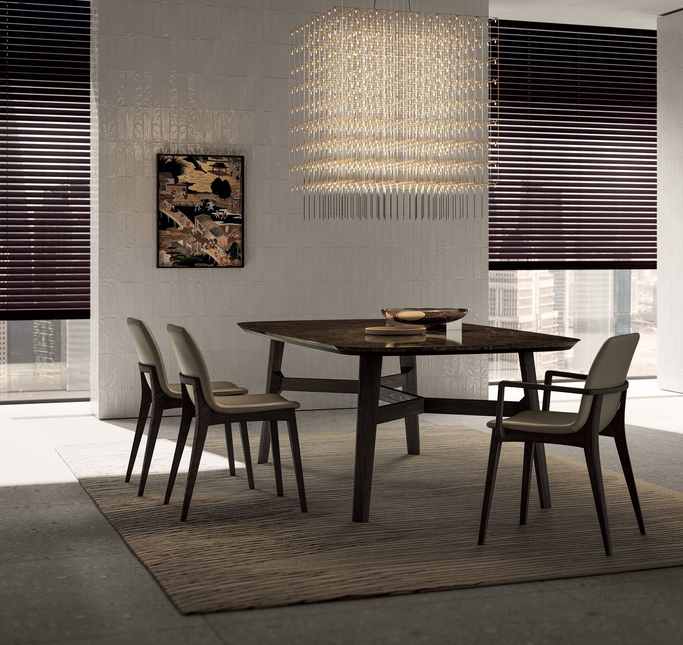 Кожаный стул с подлокотниками Kico Living Complements ARCH-00068752 - Вид №2