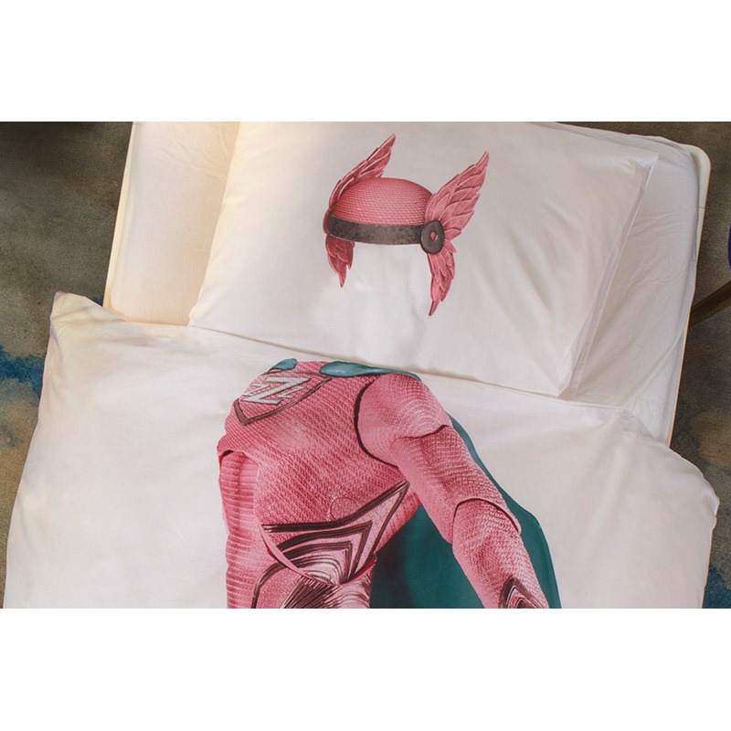 Комплект постельного белья "Супергероиня" 150х200 см SNURK SUPERHEROPINK150Х200CM - Вид №1