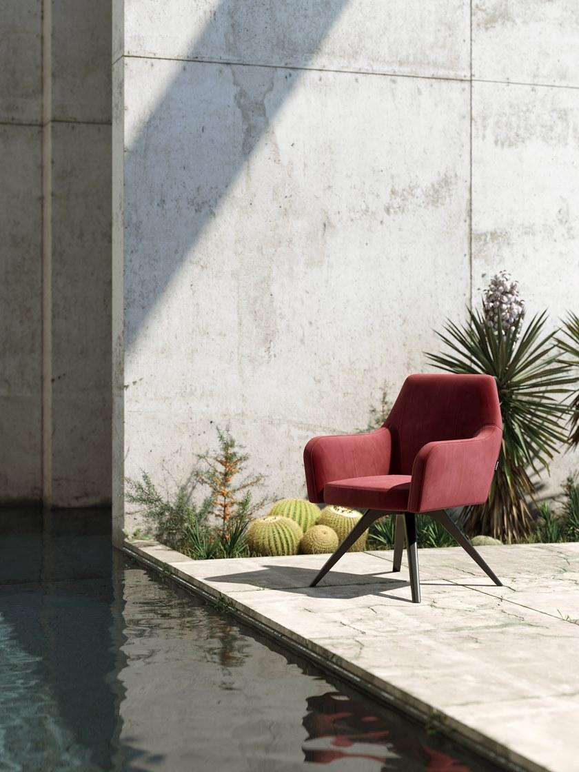 Domkapa Бархатное кресло с подлокотниками sun-id-1375133 - Вид №2