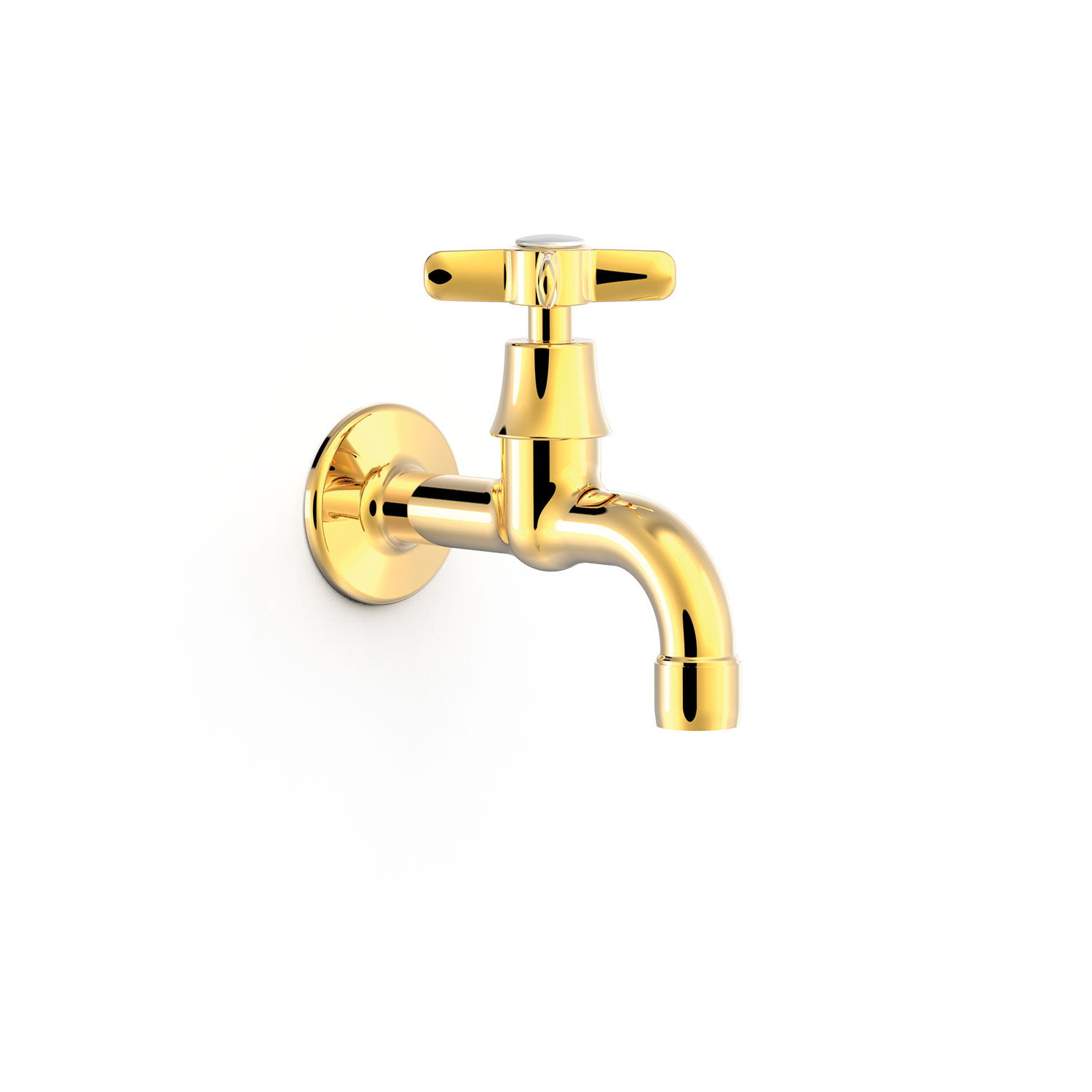 Скрытый кран TRES CLASIC с 1 выпуском воды для офиса или подсобного помещения-24252001OR TRES 