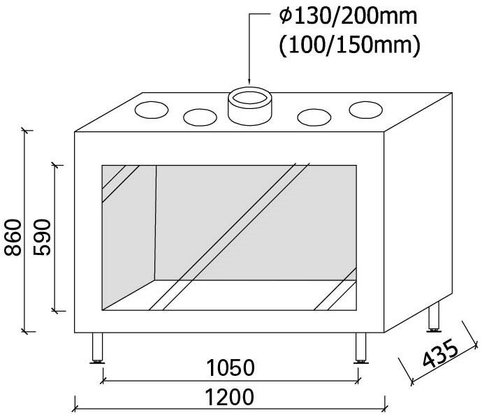 Metalfire Закрытый газовый камин Avenue sun-id-1412873 - Вид №6
