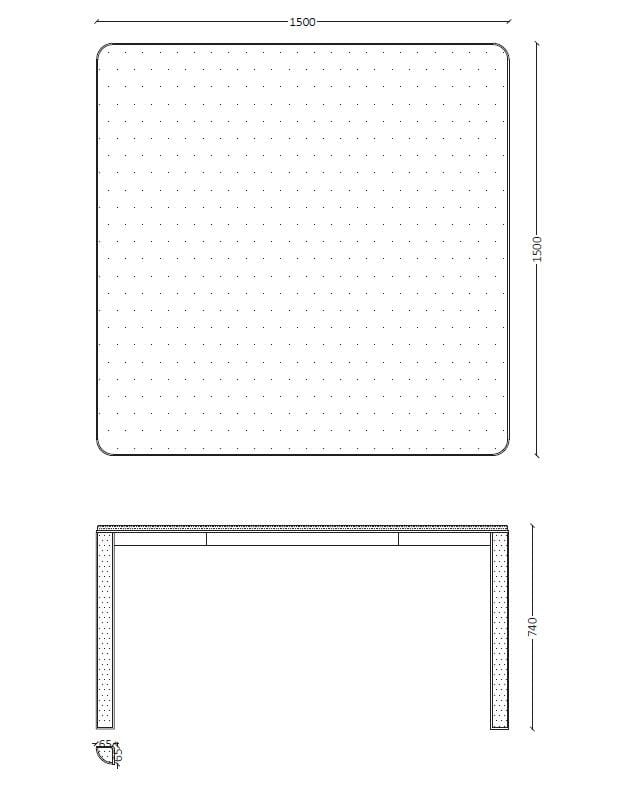 Стол из каррарского мрамора mg12 Gregorio ARCH-00053803 - Вид №4