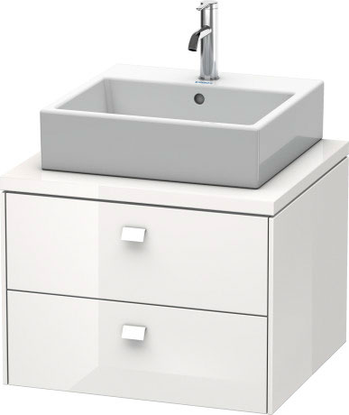 BR511500707 Brioso Тумбочка для консоли Бетонно-серый матовый декор Duravit - Вид №2