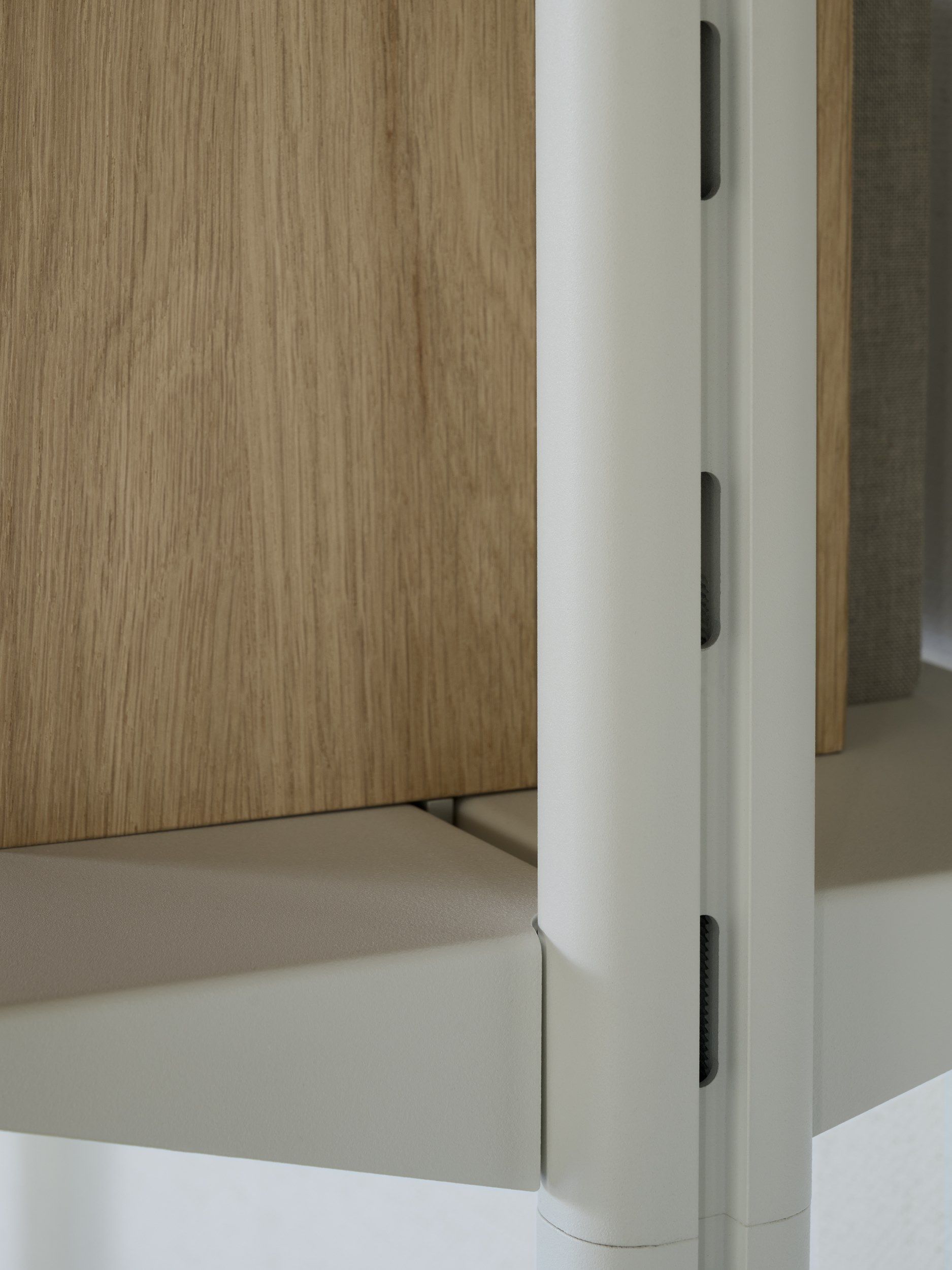 Настенный книжный шкаф из алюминия и дерева String Furniture Pira ARCH-00137952 - Вид №8