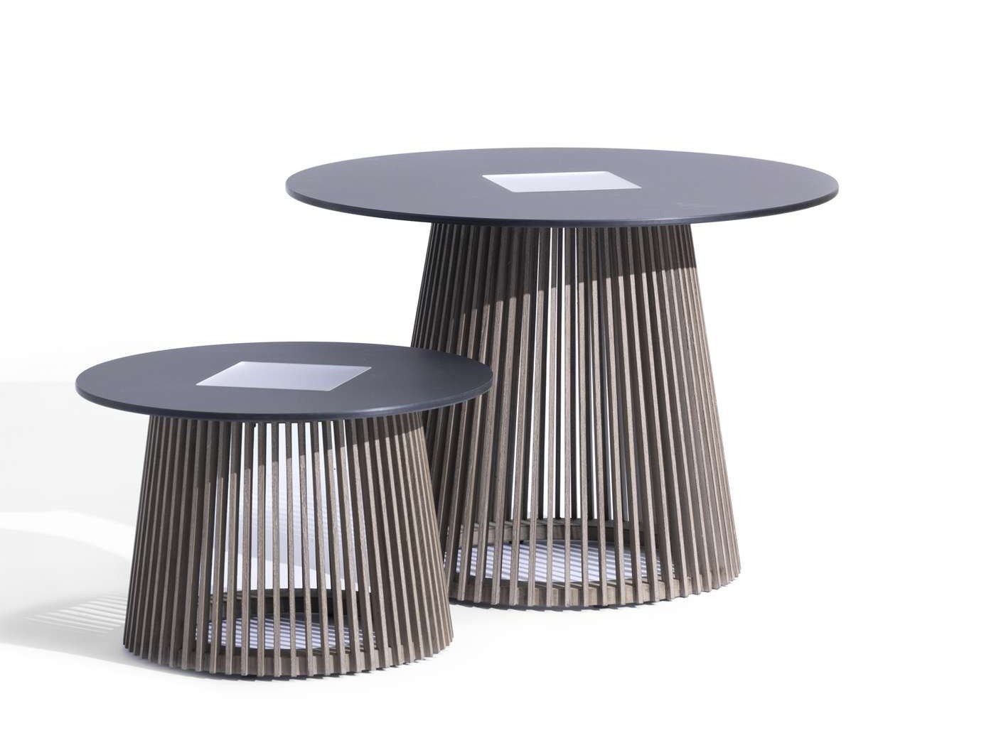 Яркий круглый садовый столик Les Jardins® Tecka ARCH-00128095 - Вид №1