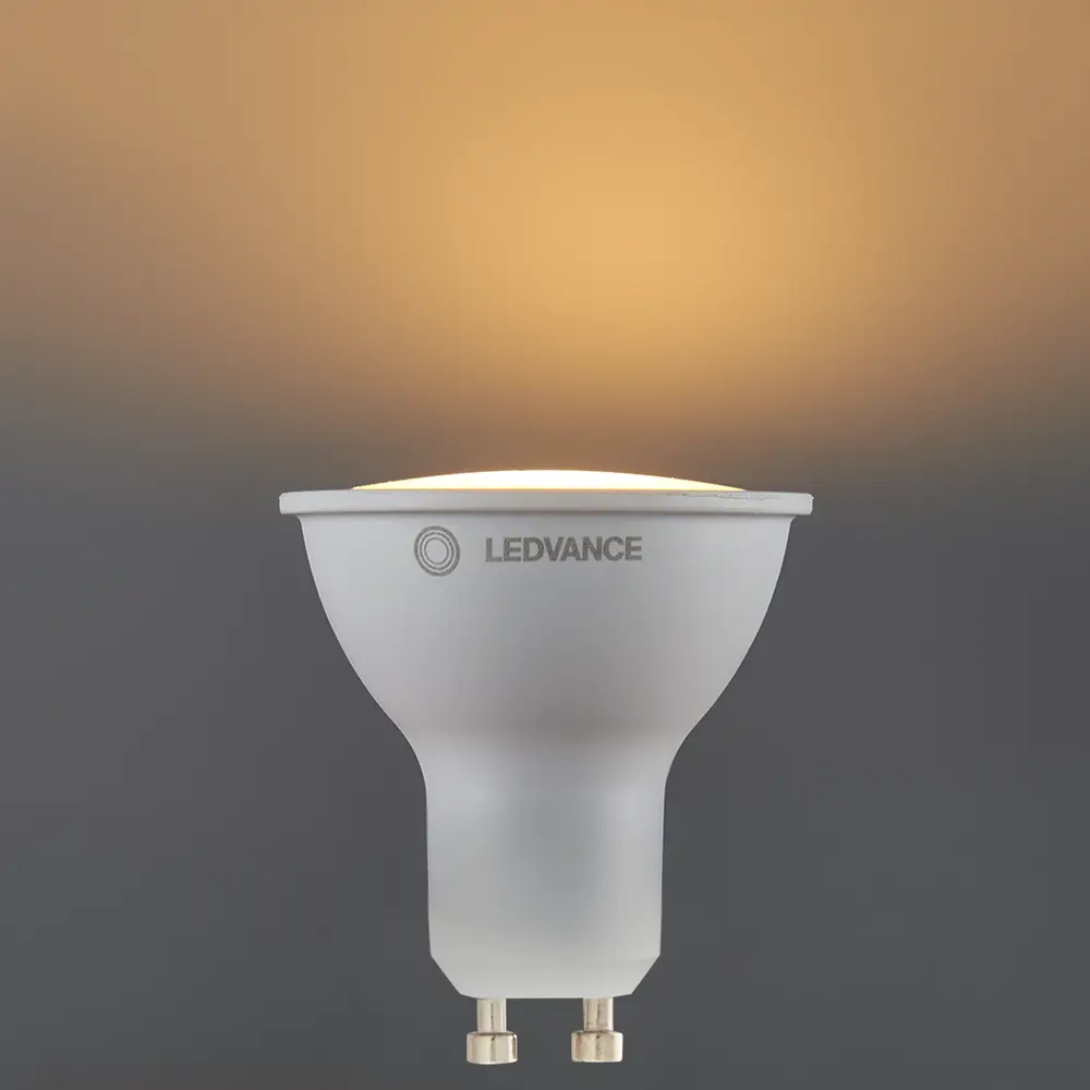 Набор умных ламп светодиодных Wi-Fi Ledvance Smart Plus GU10 220-240 В 5 Вт спот прозрачная 350 лм, изменение цвета RGB, 3 шт 88110828 STLM-2123841  - Вид №1