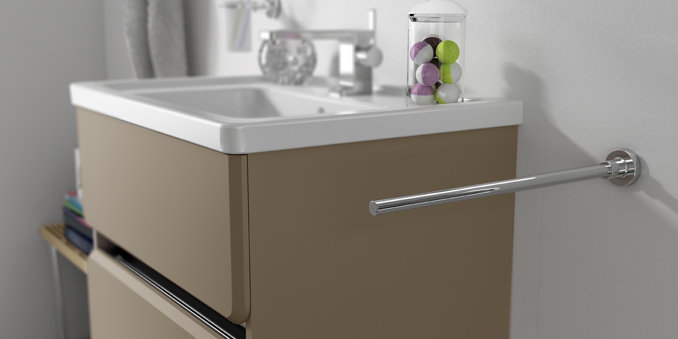 Sonia Полотенцедержатель однорожковый настенный Tecno Project Хром 153312 - Вид №1