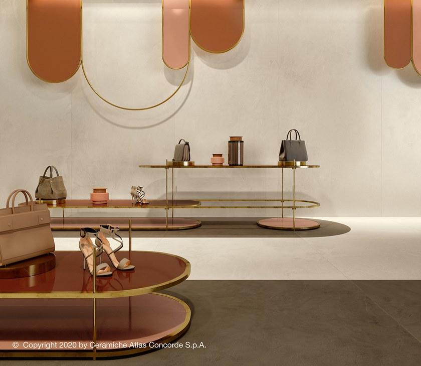 Atlas Concorde Белая плитка для стен с эффектом смолы Prism sun-id-1514355 - Вид №36