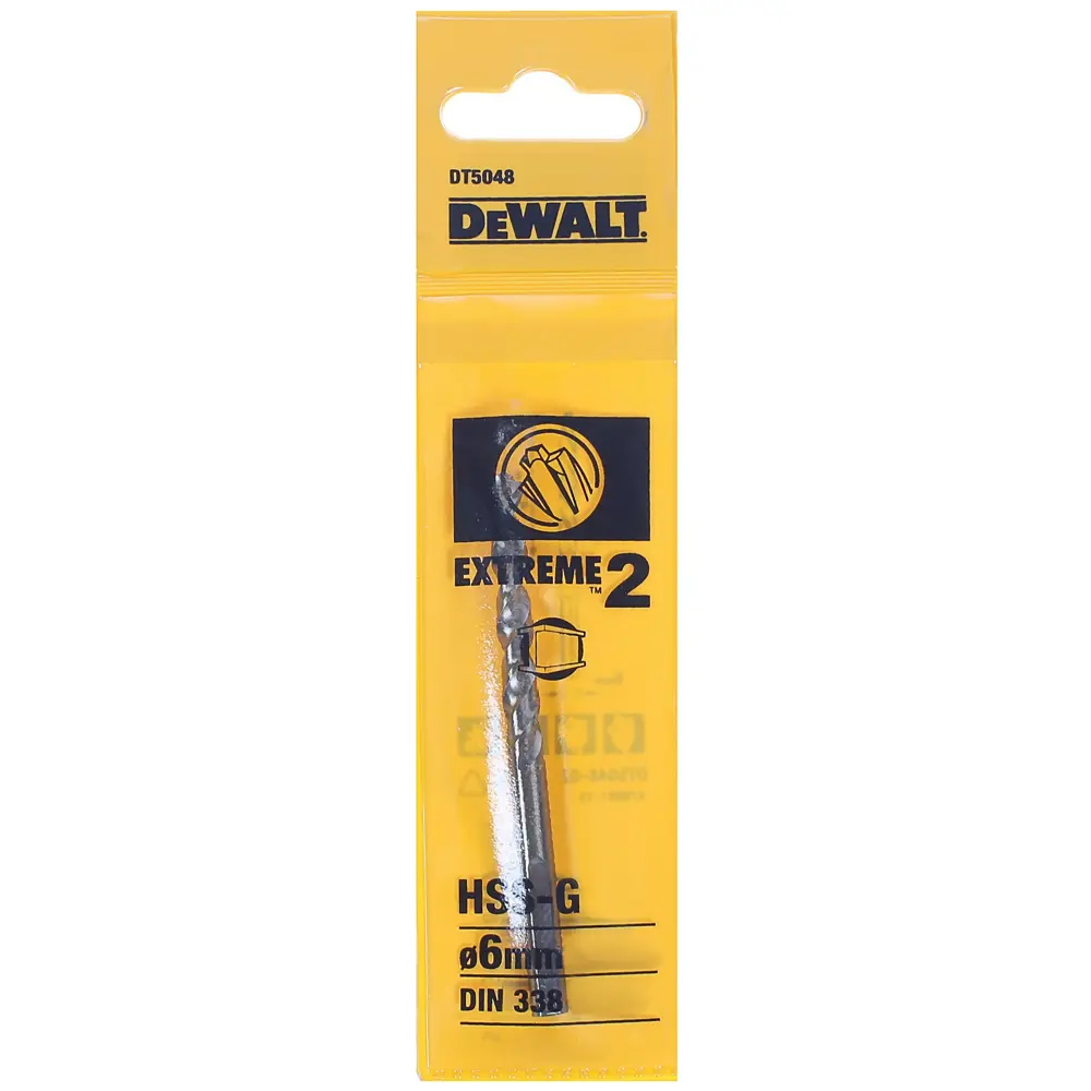 Сверло по металлу HSS-G 6х93 мм DeWalt Extreme 2 DT5048 STLM-2101552 - Вид №2