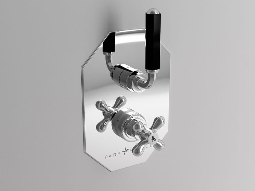 Встраиваемый однорычажный смеситель для душа Park Avenue Dark Black ARCH-00080878