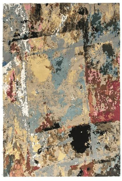 Toulemonde Bochart Прямоугольный шерстяной коврик с рисунком Exclusiv sun-id-1375655