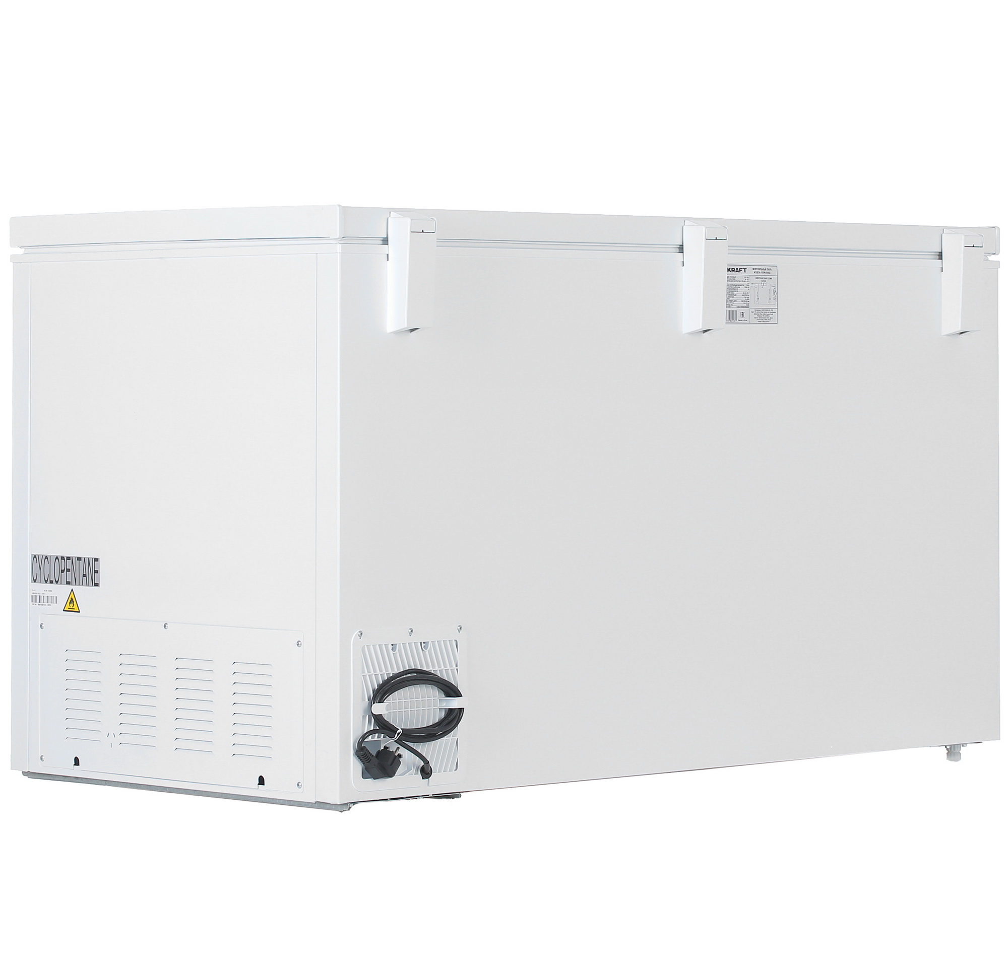 8153803 Морозильный ларь KRAFT BD (W) 520 QX белый STDN-0151581 - Вид №4