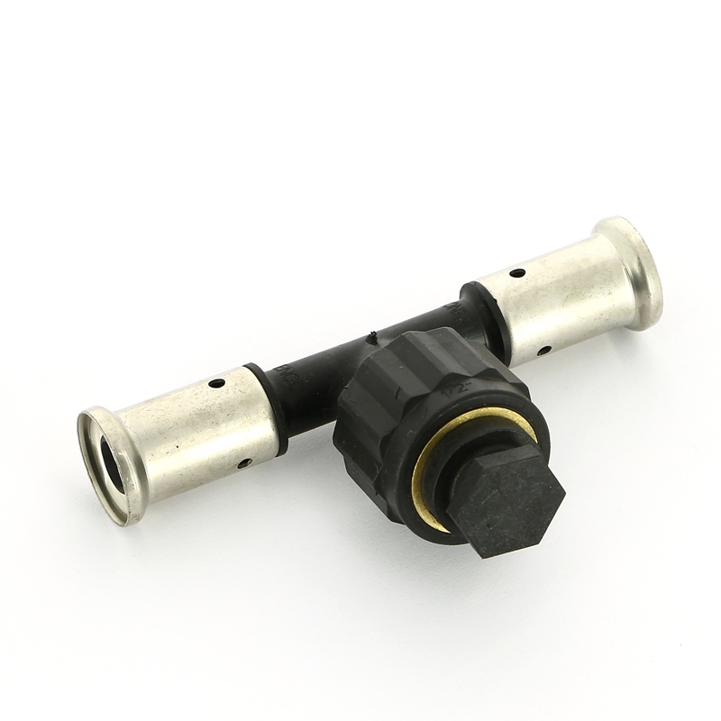 Тройник пресс-В PVDF HENCO 16x1/2"x16 13PK160416 - Вид №3