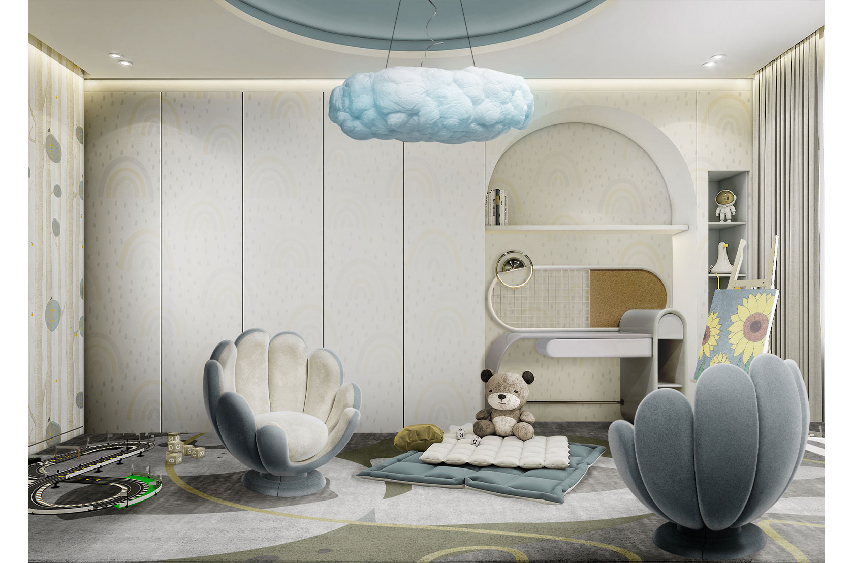 CIST774 Детские ковры Силовой слон Circu  - Вид №11