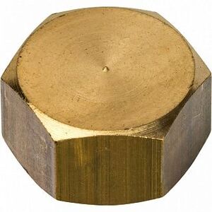 Заглушка ВР 3/8" латунь STOUT