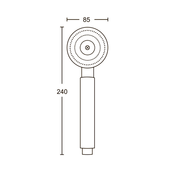 AGD 20.1128 P  Лейка для душа  ARGO kran agd201128p - Вид №1