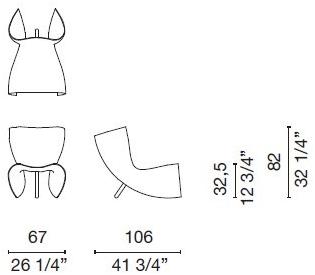 Cappellini Кресло из стекловолокна Felt Fc_1l - Вид №4