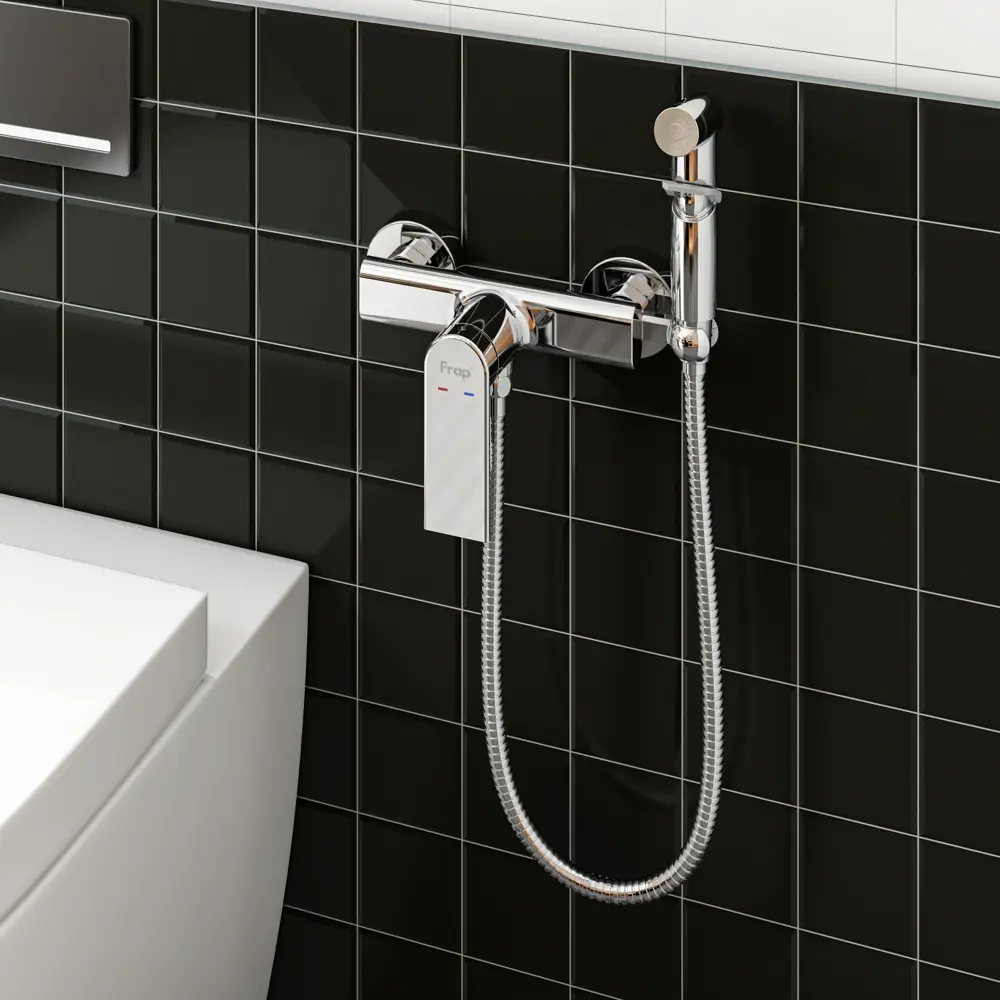 89359056 Гигиенический душ Frap Arne F20204, набор со смесителем, цвет хром STLM-0989710  - Вид №7