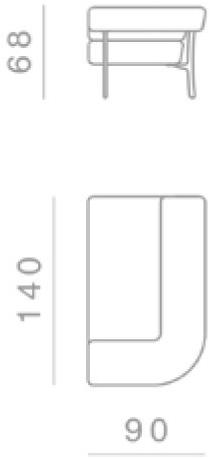 GHIDINI1961 2-х местный модульный диван Katana sun-id-1401780 - Вид №2
