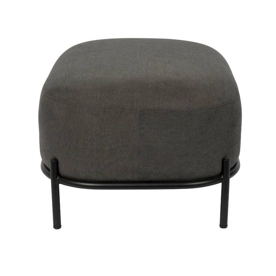 Пуф Polly, серый White Label Living 3300029 - Вид №3