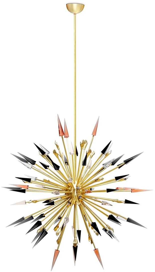 KOKET Подвесной светильник прямого и отраженного света из латуни sun-id-1372600 - Вид №2