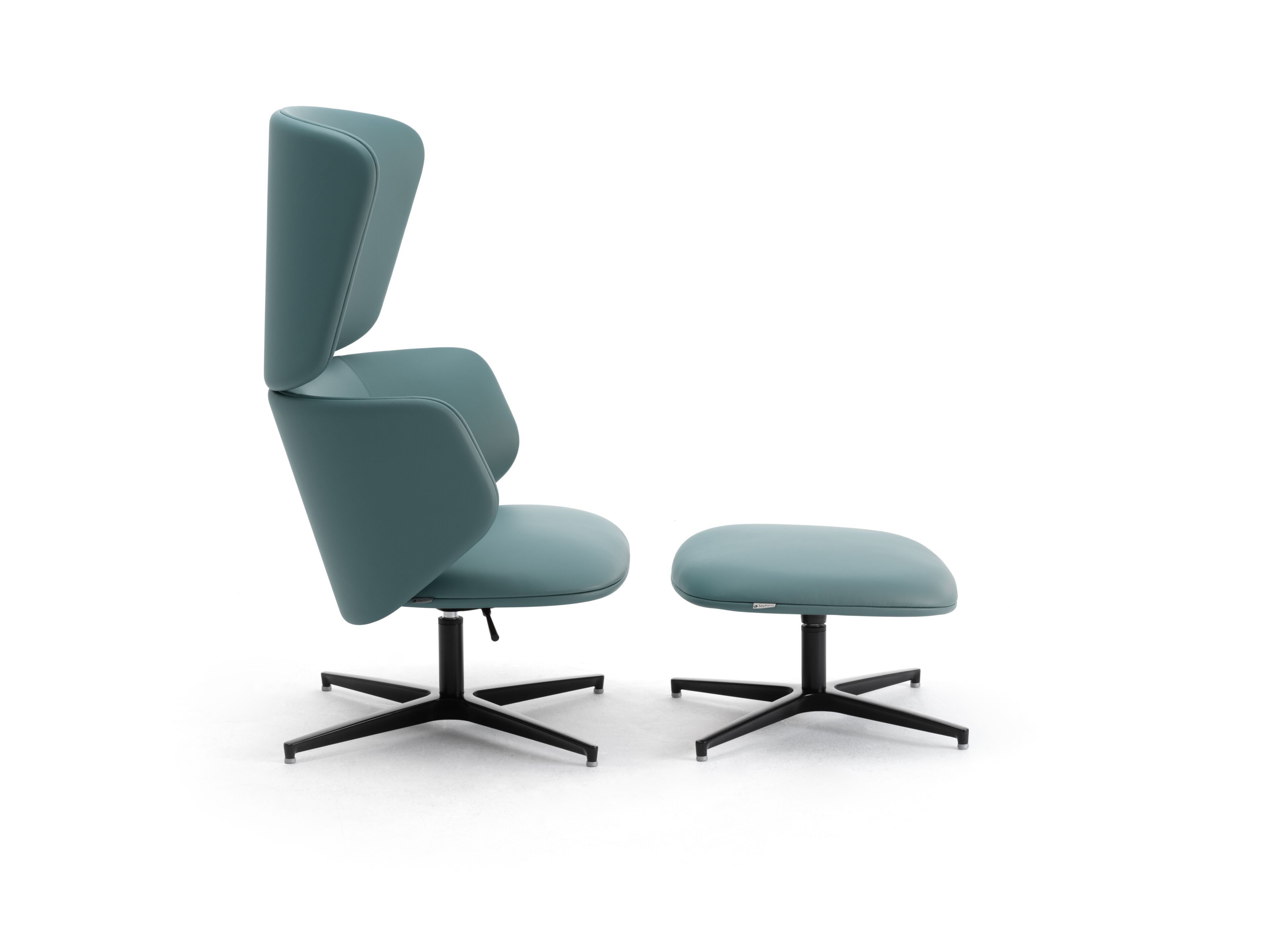 Кожаное вращающееся кресло с высокой спинкой для контракта Leyform Alisè Lounge ARCH-00064529 - Вид №11