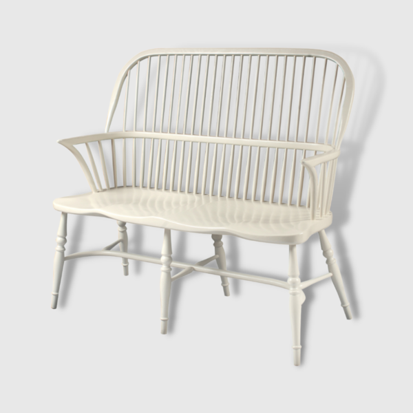 P600 Скамья Windsor Stickback Settle Bench ijlbrown  - Вид №2