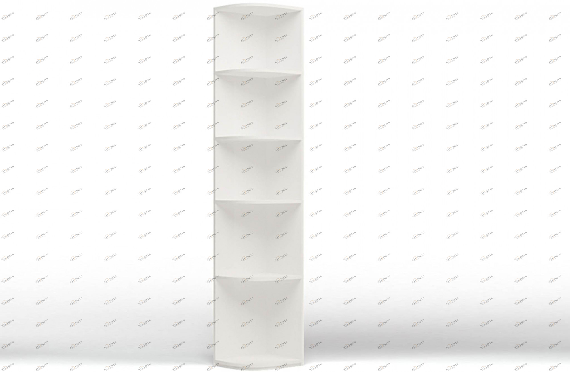 Угловой стеллаж ABC-KING для стеллажа белый 4631147959195