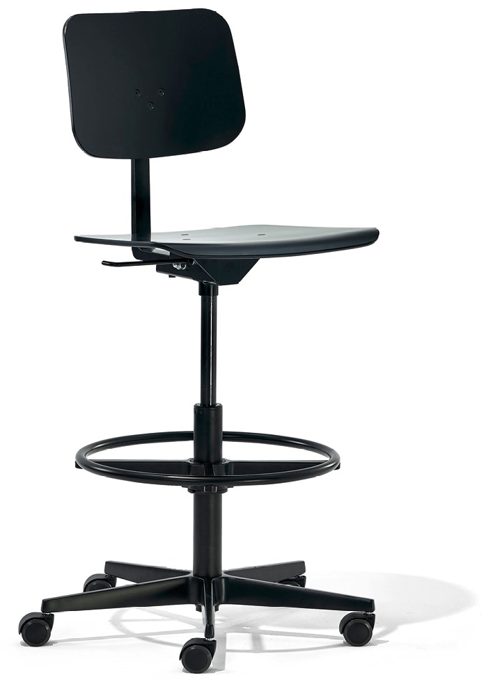 Richard Lampert Табурет с 5 спицами, регулируемый по высоте Mr. square sun-id-1390645 - Вид №1