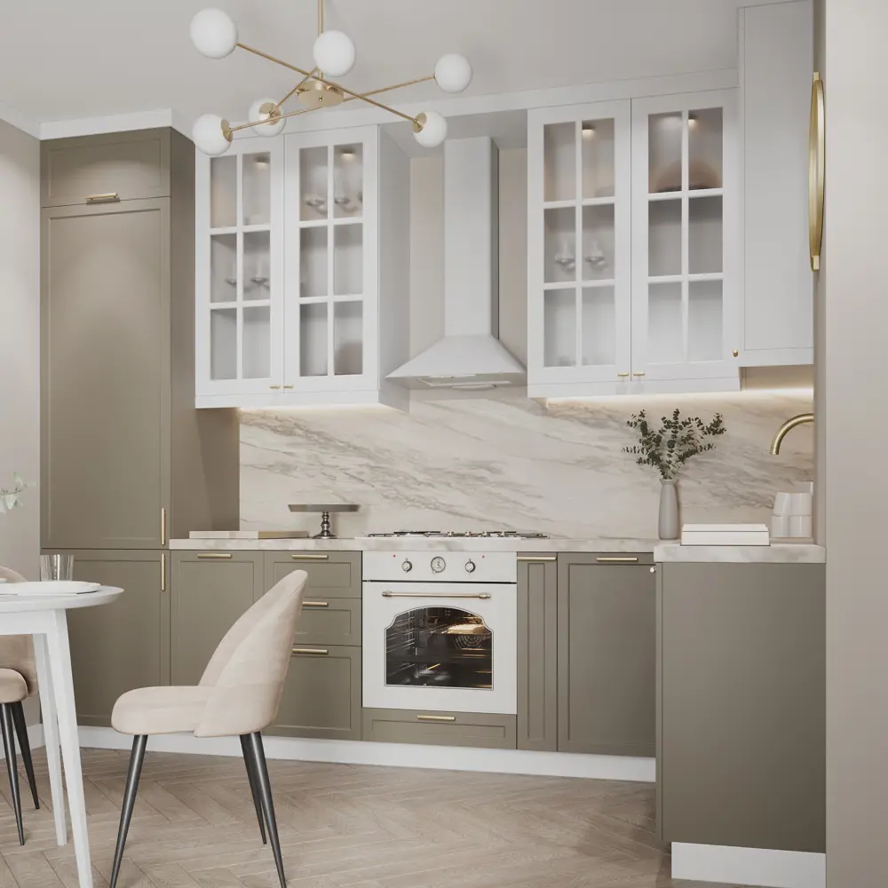 Фальшпанель для кухонного шкафа Ньюпорт 58x77 см KONSENSA цвет топо Ньюпорт Топо STLM-2078584 - Вид №6