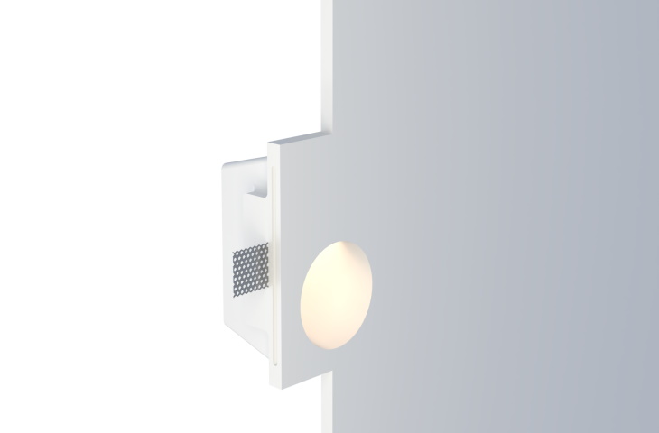 SN 024 Встраиваемый стеновой гипсовый светильник Stellanova SUBRA 