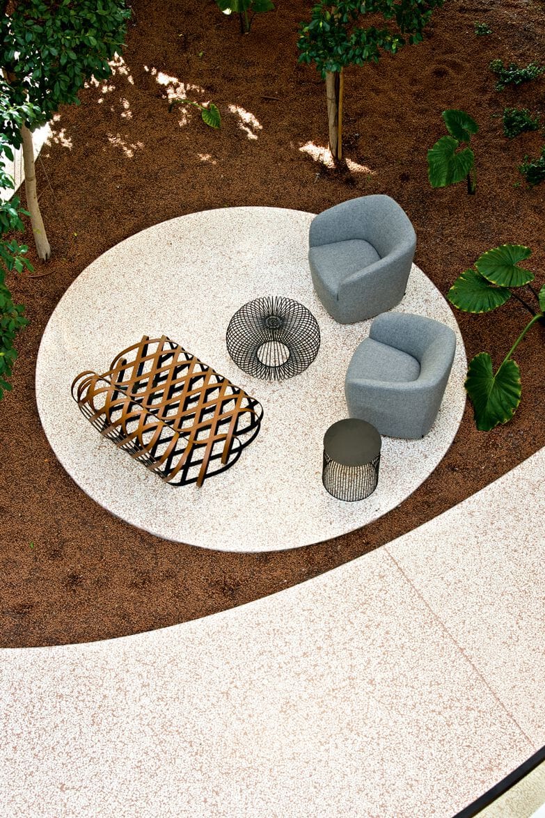 Стальной круглый садовый стол La Cividina TURI TURI OUTDOOR ARCH-00132081 - Вид №4