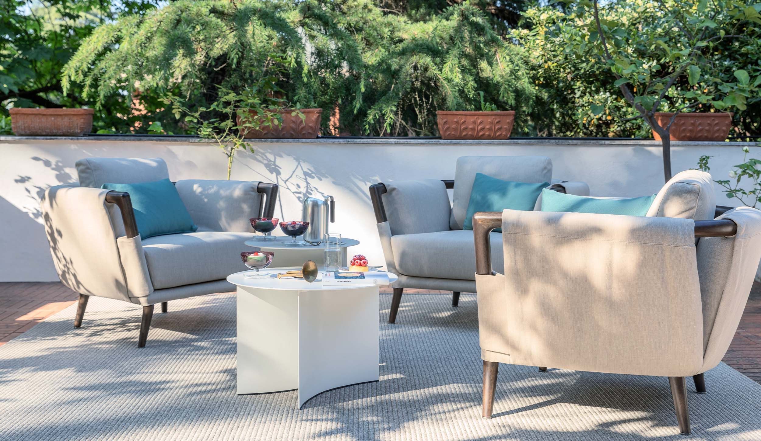 Съемное садовое кресло из ткани Flou Гауди ARCH-00029425 - Вид №4