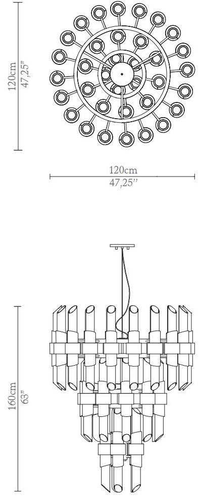 LUXXU Регулируемая хрустальная люстра Tycho sun-id-1468994 - Вид №3