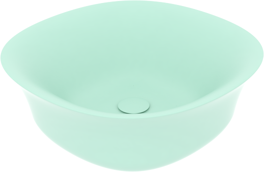 FLLAVFSQU4225 Накладная раковина на столешницу GSG CERAMIC Flut