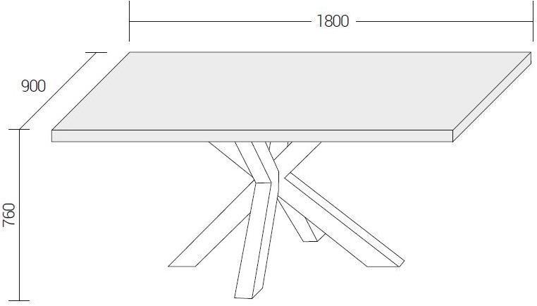 Dall'Agnese Прямоугольный стол из дуба sun-id-1387914 - Вид №1