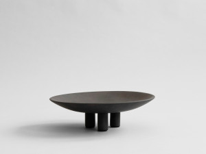 Круглый керамический поднос