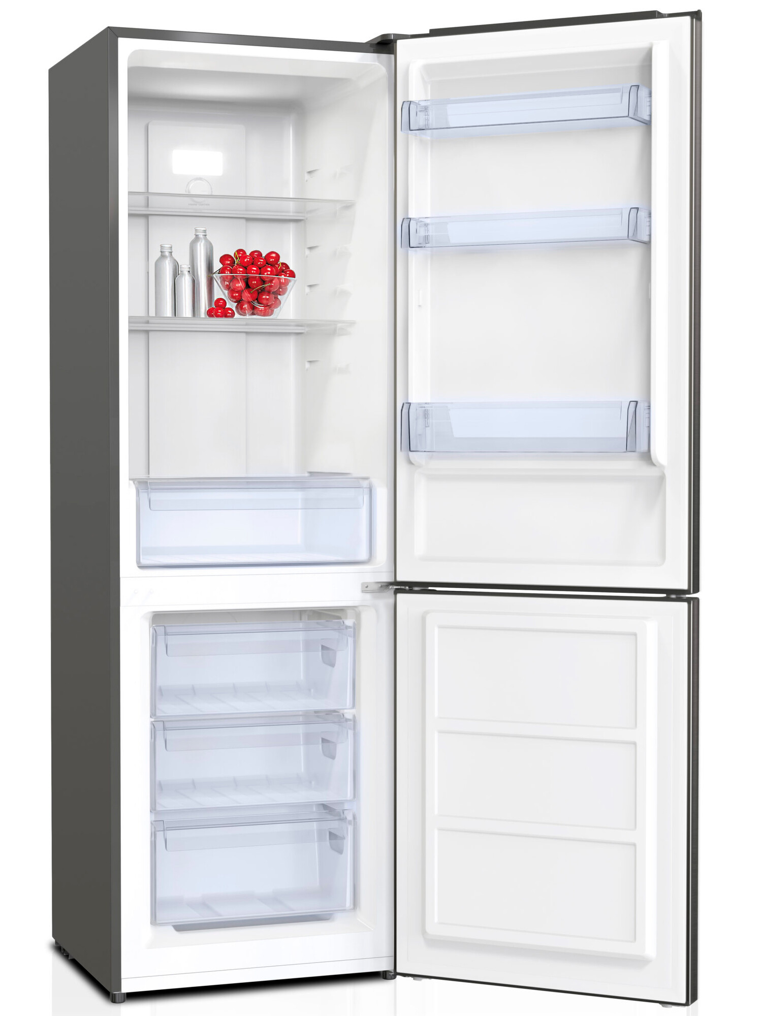 8192447 Холодильник с морозильником   KRAFT TNC-NF302X серебристый STDN-0030737 - Вид №2