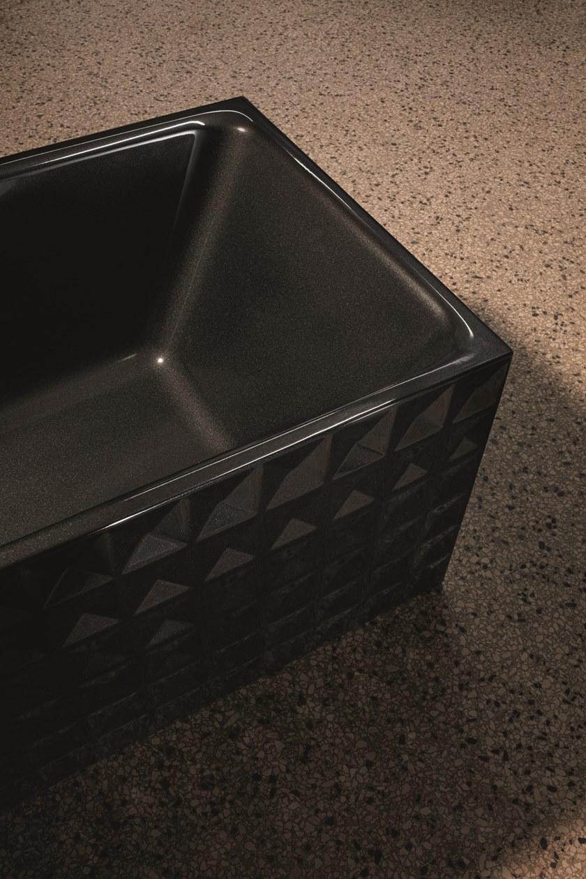 Bette Отдельностоящая прямоугольная стальная ванна Betteloft ornament midnight sun-id-1382603 - Вид №2