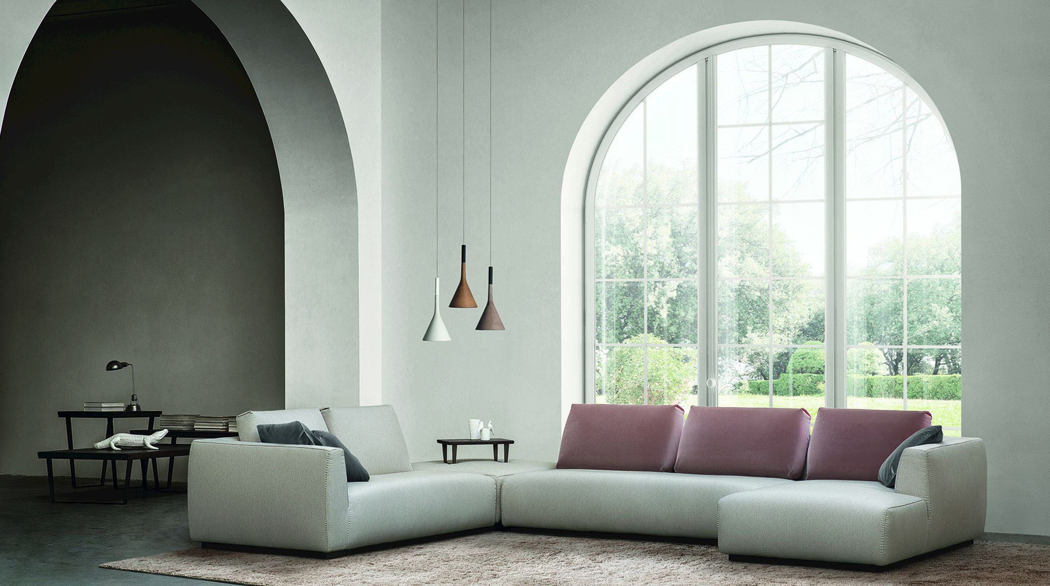 Секционный тканевый диван с полуостровом BODEMA Anyway ARCH-00066070 - Вид №2