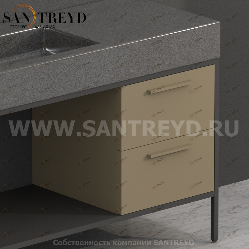 S04548PA2 Тумба с 2 ящиками Globo Ceramica Globo INCANTHO