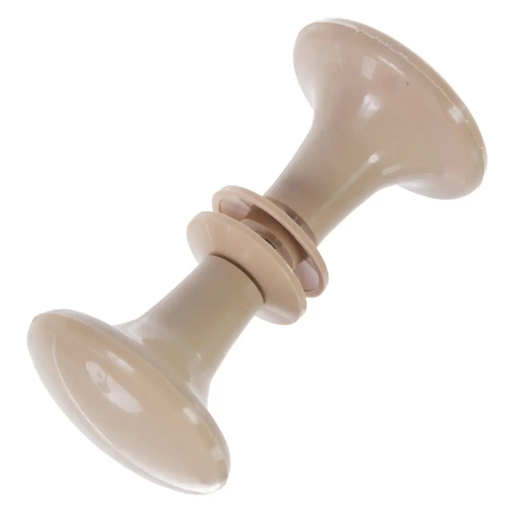 Ручка-кнопка Santreyd бежевая для межкомнатных дверей 18776510 STLM-1441037 - Вид №1