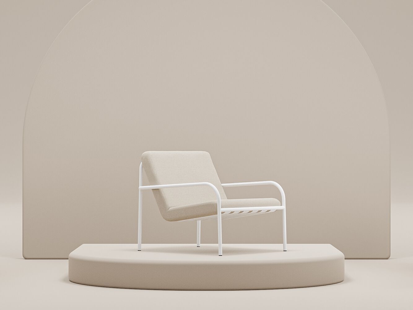 Стальной стул с порошковым покрытием с подлокотниками Metallbude DIEGO ARCH-00121641 - Вид №28