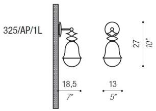 Aiardini Светодиодный настенный светильник прямого света Marlene sun-id-1499274 - Вид №1