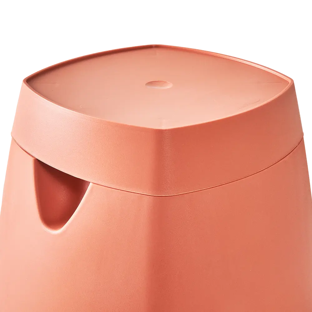 Горшок цветочный Ingreen Amsterdam ø20 см v4 л пластик коричневый STLM-2168051 - Вид №3