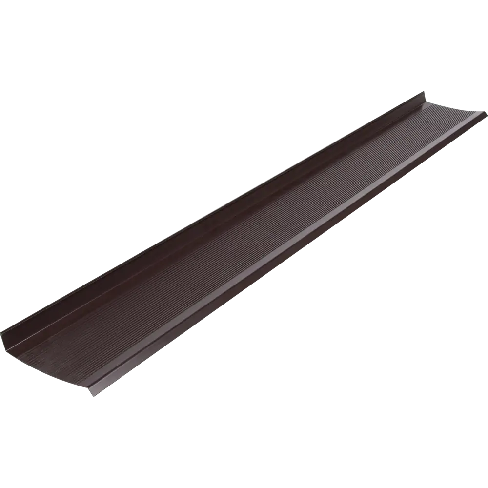 Отлив ПВХ 1500x180 мм коричневый FINEBER STLM-2148636 - Вид №1